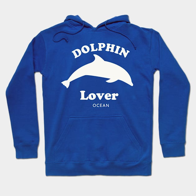 Dolphin lover logo Hoodie by Mr Youpla